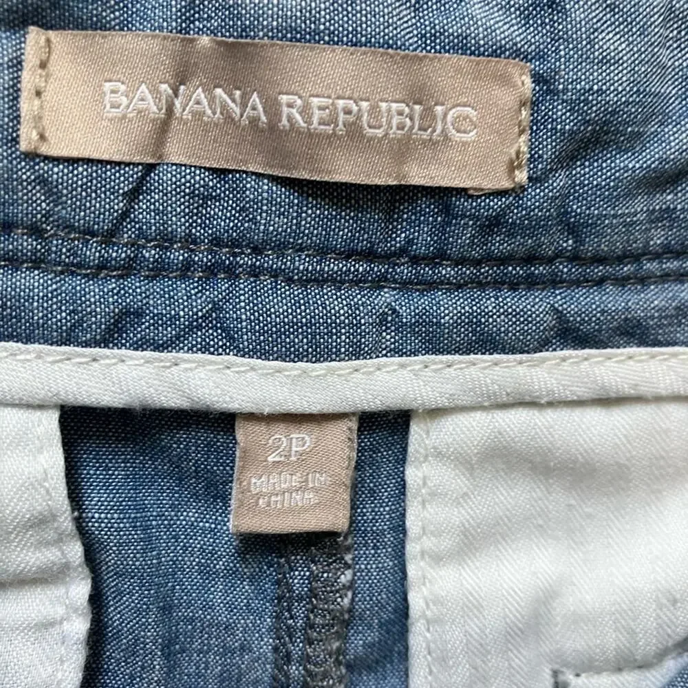 Banana Republic Light Blue Jean Shorts 2p